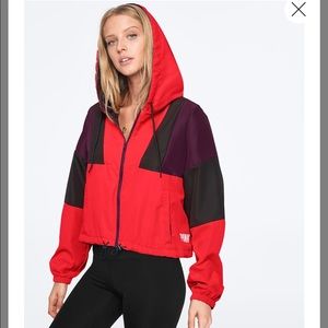 *sold* PINK Crop anorak